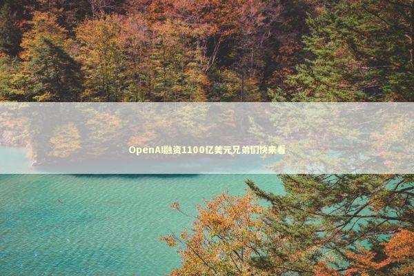OpenAI融资1100亿美元兄弟们快来看