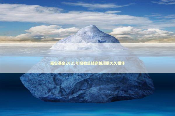 嘉实基金2025年投教总结穿越周期久久相伴