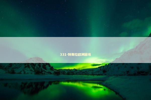 331-特斯拉欧洲困境