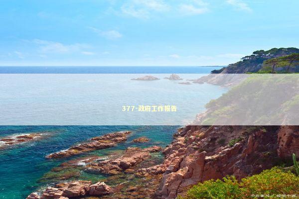 377-政府工作报告