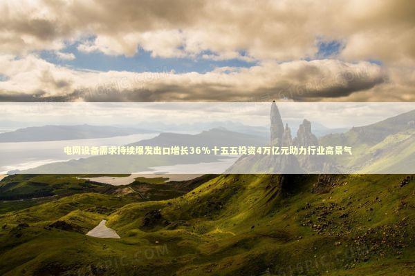 电网设备需求持续爆发出口增长36%十五五投资4万亿元助力行业高景气