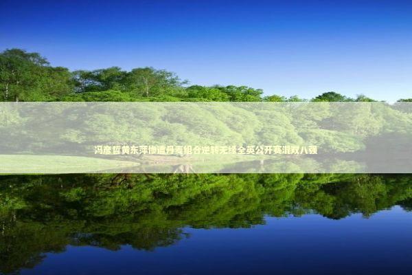 冯彦哲黄东萍惨遭丹麦组合逆转无缘全英公开赛混双八强