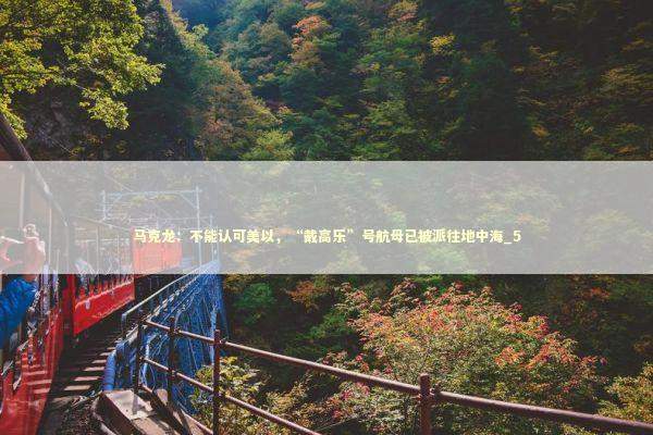 马克龙：不能认可美以，“戴高乐”号航母已被派往地中海_5
